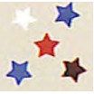 Liberty Stars Confetti (2")